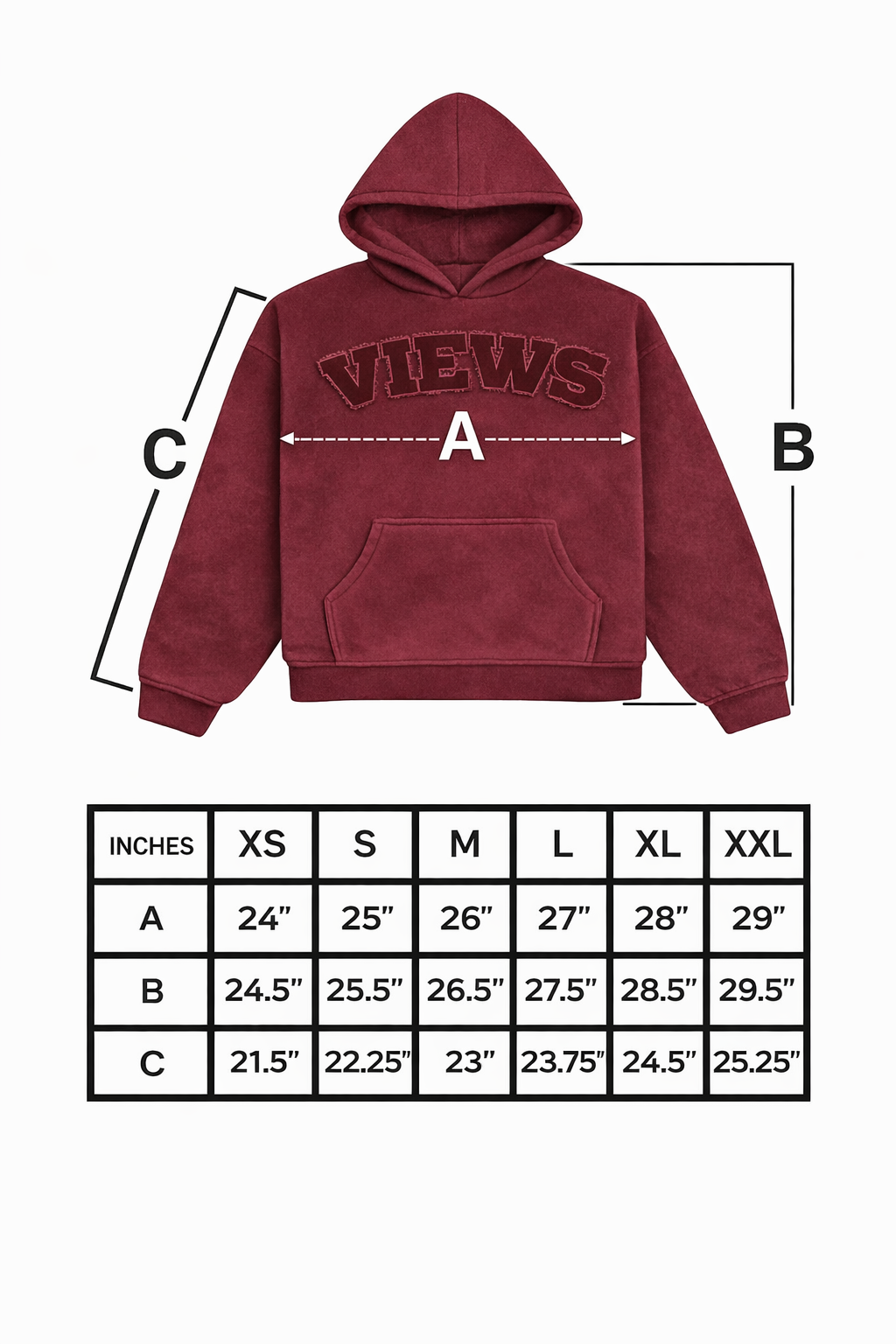 ENJOY THE VIEW HOODIE (BLACK)