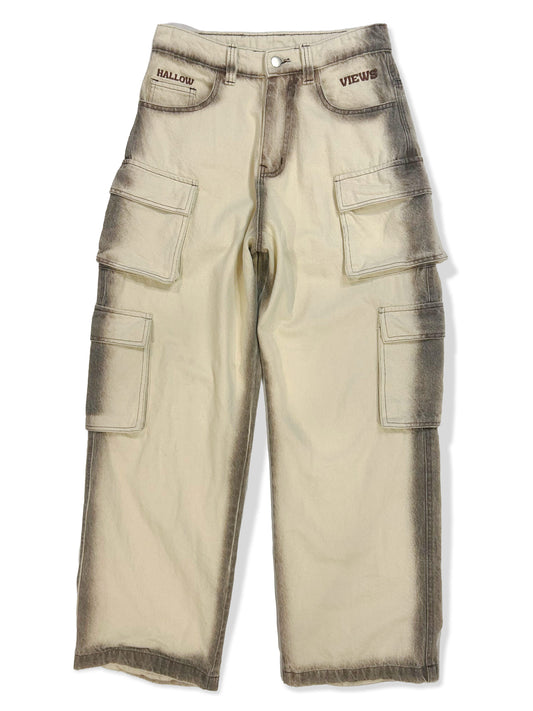 DIRTY CARGO DENIM (MOCHA/CREAM)
